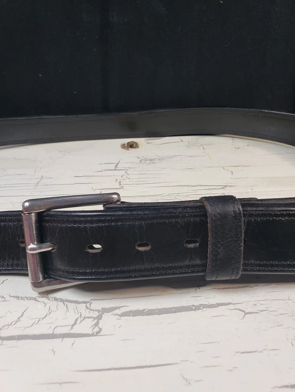 Hank's Belts 'The Montana Bison' Double Layer Function Wear/ All Wear  Belt - 46